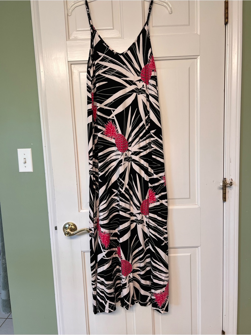 Ava Sky Willow Pineapple Maxi Dress